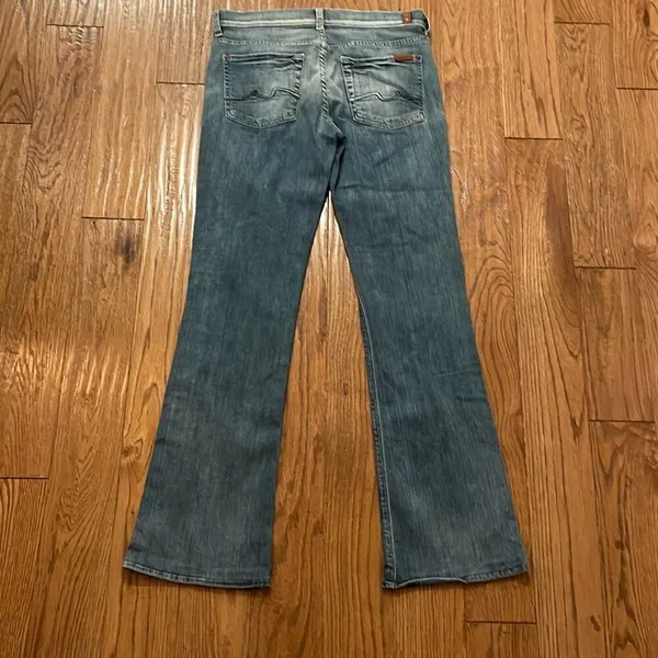 7 for all Mankind bootcut low rise jeans 27 - Image 3