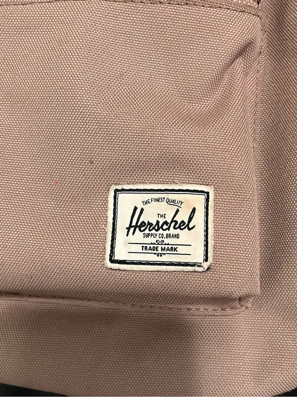 HERSCHEL Blush Pink Backpack Women’s Kids Canvas School Travel Bag EUC - Image 2