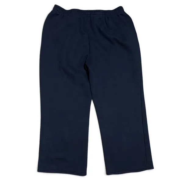 Edikted Navy Blue Wide Leg Baggy Sweatpants Logo Fleece Pants Women Large - Image 6