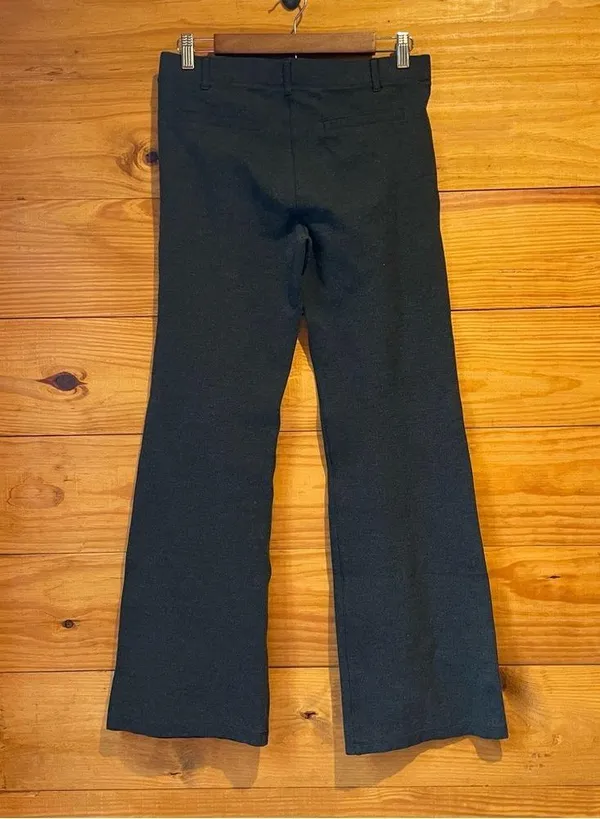 Betabrand Classic Dress Pant Bootcut Pull On Yoga Pant in Charcoal Grey Medium - Image 4