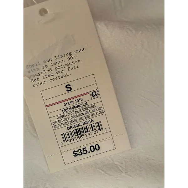 NWT White Satin Slip Maxi Skirt Black Lace Hem Y2K 90s‎ Indie Sleaze S A New Day - Image 7
