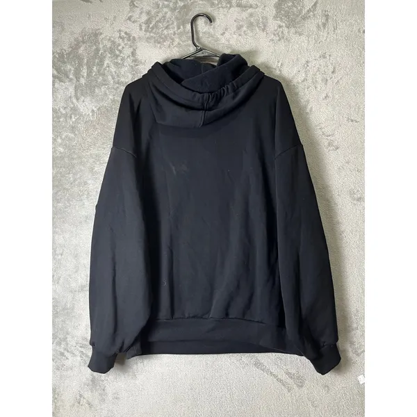 Alo Yoga Accolade Hoodie Large Black Oversized Pullover Sweatshirt Athleisure - Image 3