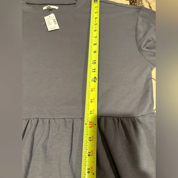 Maurices Gray Quilted Sleeves Sweatshirt Dress women’s L NWT - Image 9