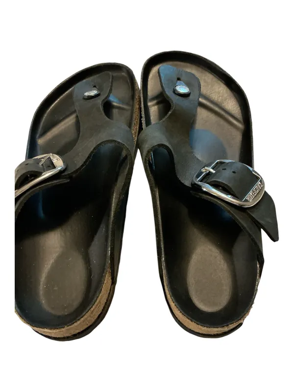 NWOT Birkenstock Gizeh Big Buckle Black Thong Sandal Size 9 (EU 40) - Image 4
