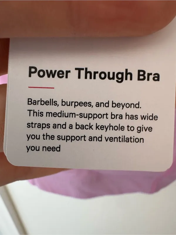 • Lululemon • Power Through Bra Jubilee Pink size 10 - Image 4