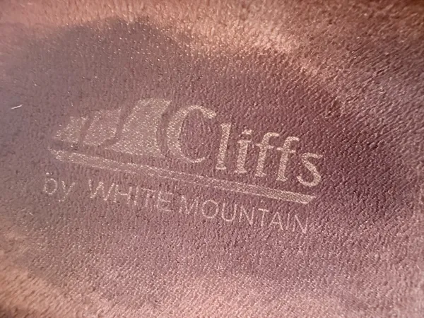 White mountain dark double-buckle slide sandals featuring dual adjustable straps and contoured - Image 12