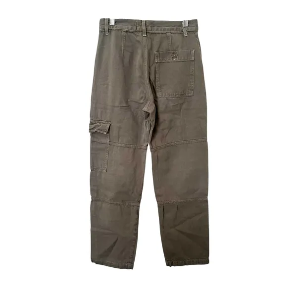 REFORMATION Utility‎ Straight Leg Cargo Pant Army 24 - Image 4