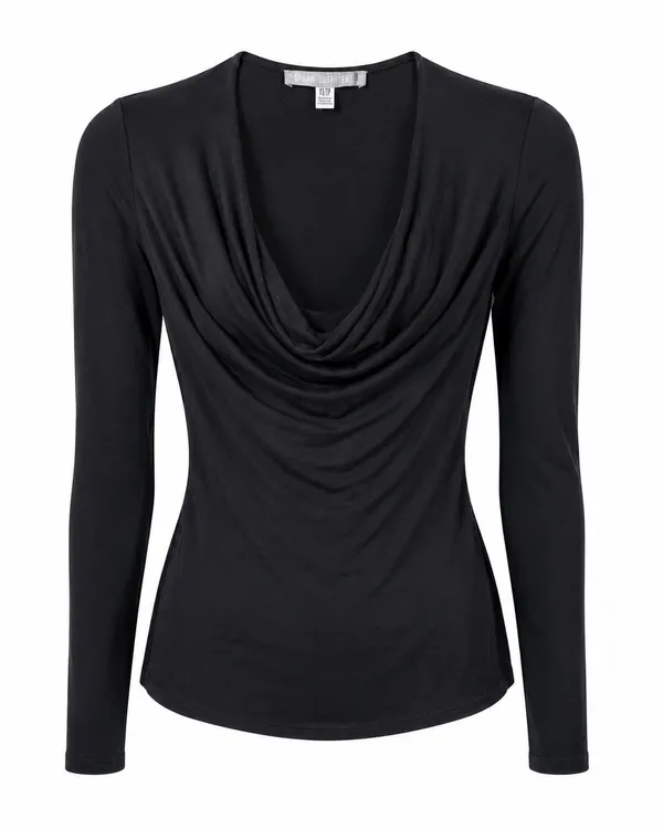 654 Urban Outfitters Black Cowl Neck Top XXS NWT - Image 12
