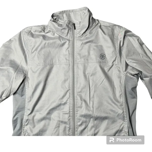 Ariat‎ Women's Gray Ideal Windbreaker Jacket - Image 3