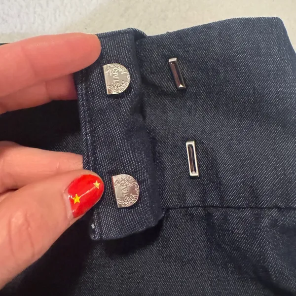 Mossimo Dark Blue Denim Skirt Size 4 - Image 6