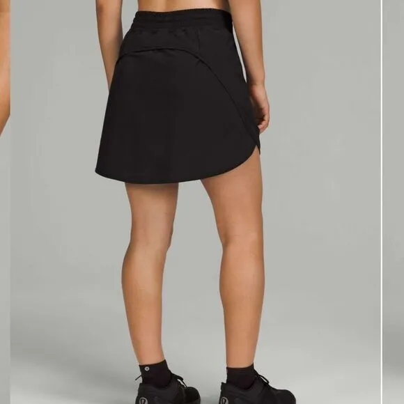 Lululemon Womens Size 2 Hotty Hot High‎ Rise Skirt Skort Long Black Athletic New - Image 10