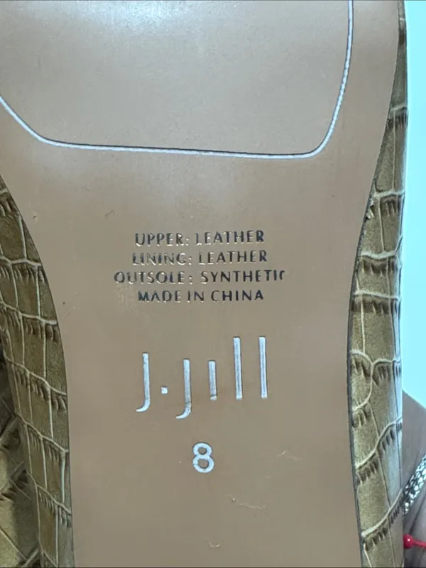 J.Jill Leather Flats Size 8 New No Tags - Image 7