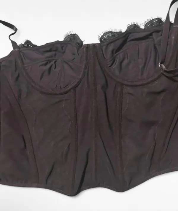 Black lace corset top Size M - Image 2