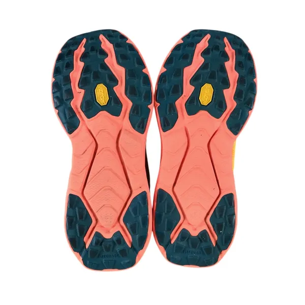 HOKA One One Zinal Trail Running Shoe Sneaker Women 10B Orange Mesh Everyday - Image 12