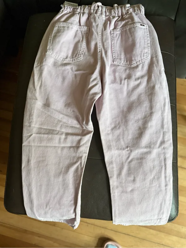 NWT Zara Light Lilac High-Rise barrel jeans size 2 - Image 6