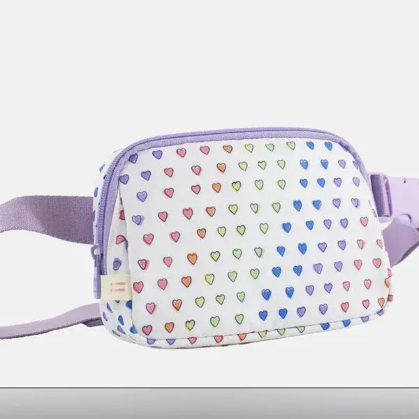 Roller Rabbit NWT Disco Hearts Belt Bag - Image 2
