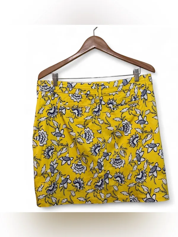 Charter Club Women’s Cotton Blend Floral Print Skort Size 12 - Image 15