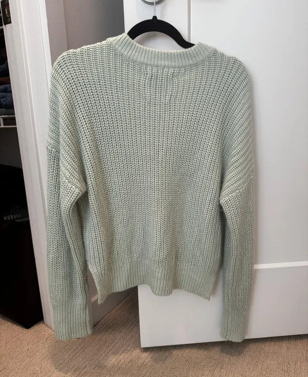 Knit Sweater Mint Green - Image 3