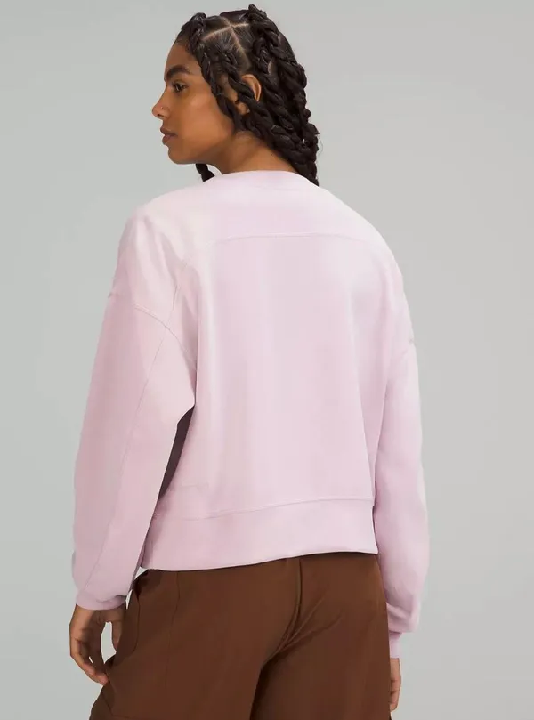 Lululemon Perfectly Oversized Crop Crew - Image 2