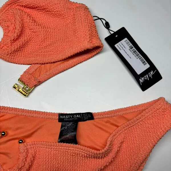 Nasty-gal Women's Orange Bikinis-and-tankini-sets - Image 6