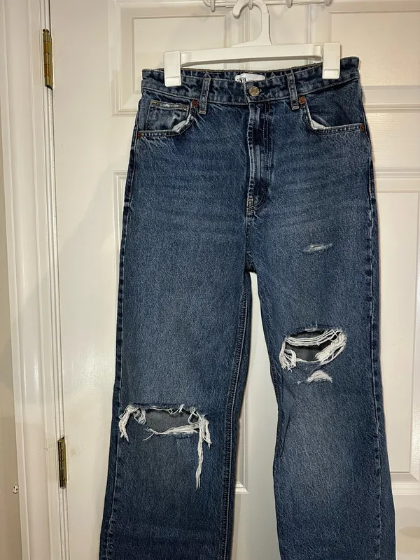Wide-Leg ZARA Jeans High-Rise - Image 4