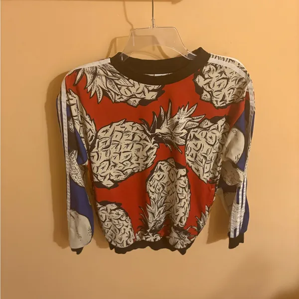 Farm Rio x Adidas Pineapple Boyfriend Sweatshirt - Image 3