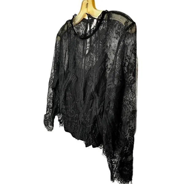 Xhilaration Black Lace Top‎ - Image 3