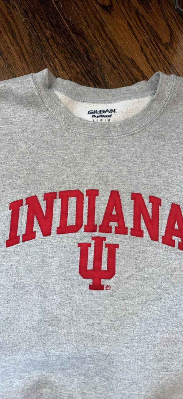 Indiana University Sweatshirt crewneck vintage - Image 2