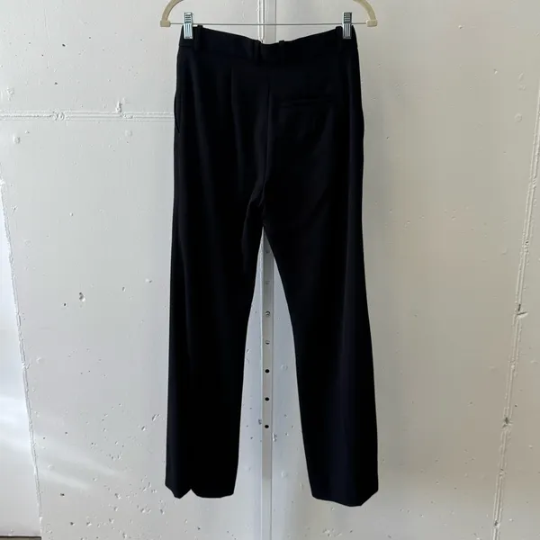 NWT COS Classic Slim-Fit Bootcut Wool Trousers Dress Trouser Pants Black Sz 4 - Image 4