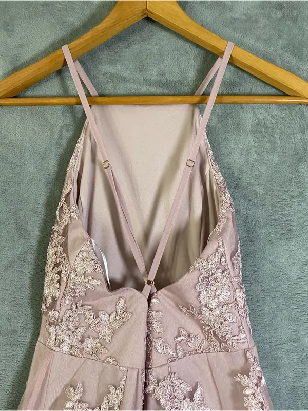 Lulus Dazzled Up Dusty Lavender Embroidered Backless Maxi Dress size Small prom‎ - Image 8