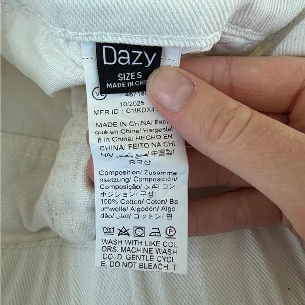 Dazy Women's White Jeans - Image 3