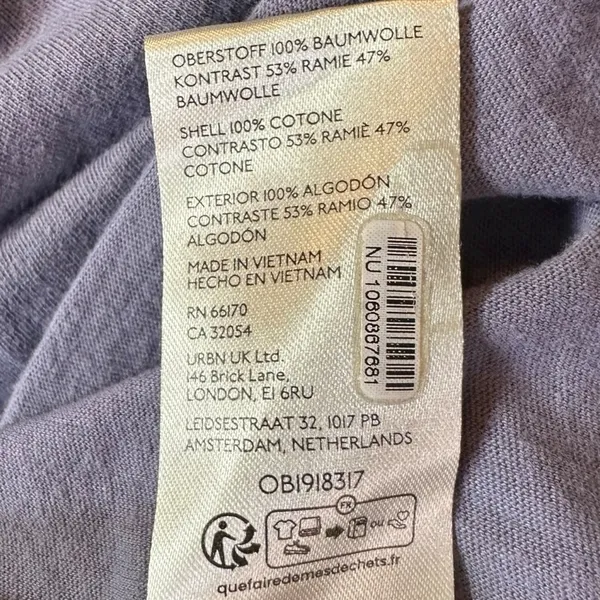 Free People Bohemian Billowy Oversized Sunray Babydoll Top Blue Granite XL - Image 10