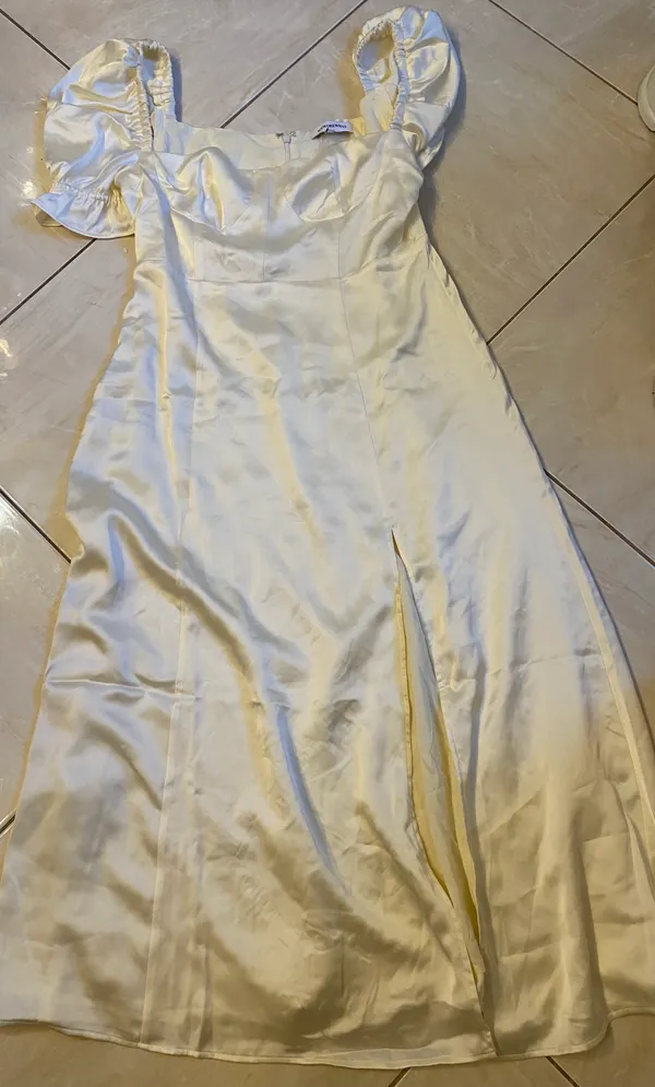 We Wore What White Silk Dress 10 - Image 3