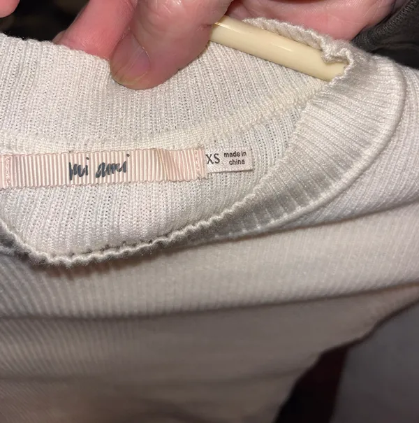 Francesca's Knit Fitted Sweater Top - Image 3