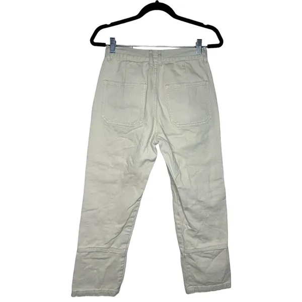 Lioness Stacey High Rise Cargo Pants Tan Beige Small - Image 8