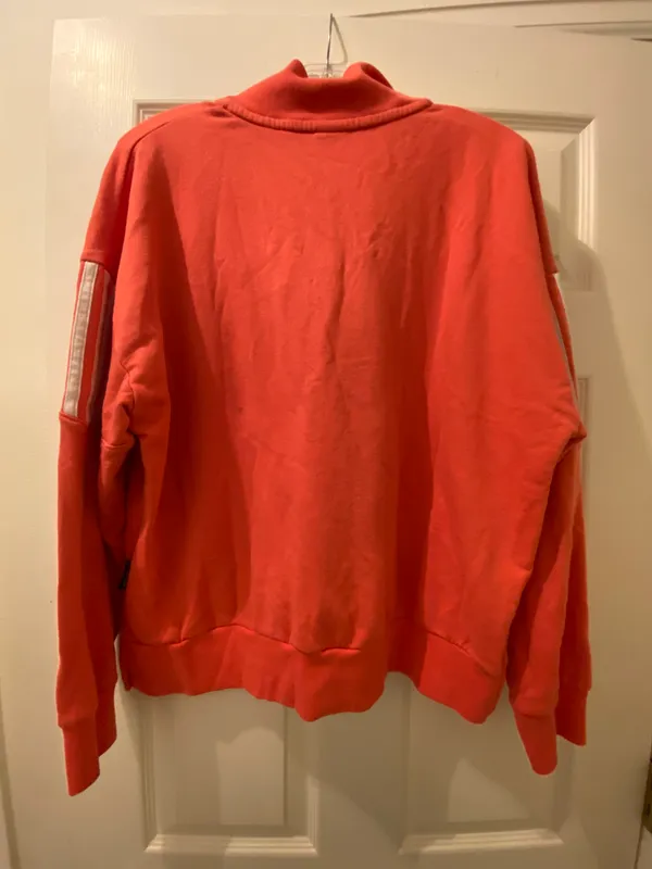 Pink quarter zip sweatshirt - Image 2