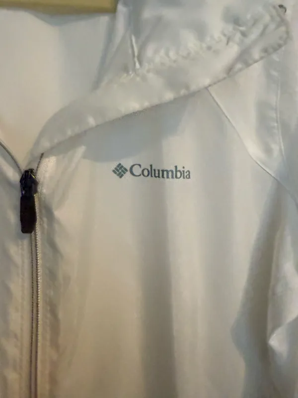 White Columbia Rain Jacket - Image 3