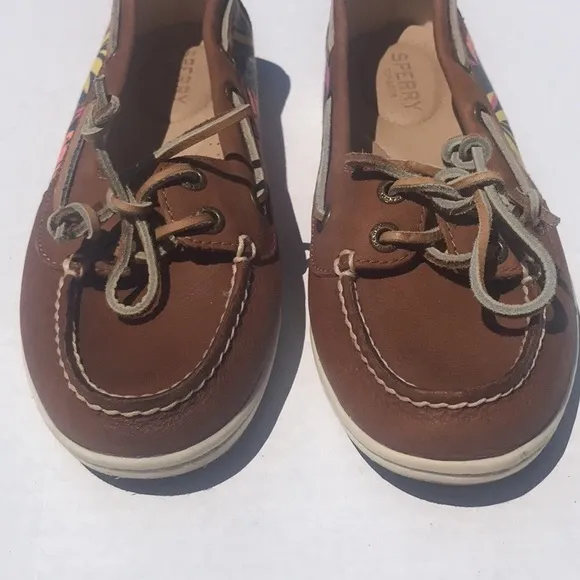 Sperry Top Sider with Floral Print‎ Shoes Size 6.5 - Image 9