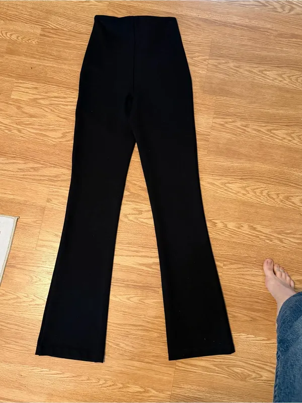 Reformation Jolie High-Waisted Ponte Flare Pants - Image 10