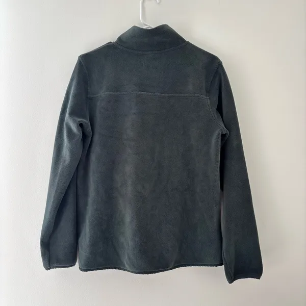 Green Button Up Quarterzip Fleece  - Image 3