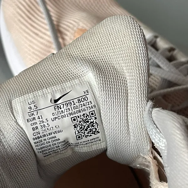 Nike Air Zoom Pegasus 40 Women’s Running Shoes Size 9.5 Beige Pink Athletic Sneakers - Image 7
