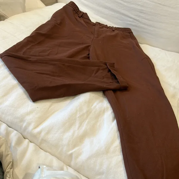 Zara Chocolate Brown Trouser Pant Size‎ Medium - Image 2