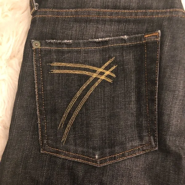 7 for all mankind dojo flare leg jeans - Image 3