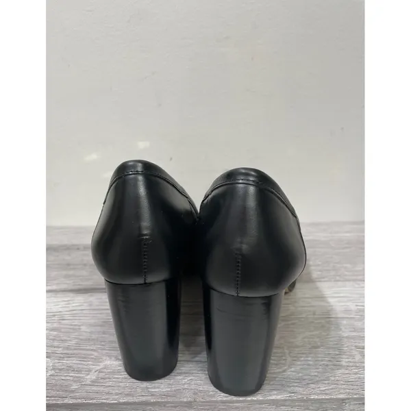 Michael‎ Kors Brown Signature Logo Padma Signature Block Heel Loafer Pumps 6M - Image 3