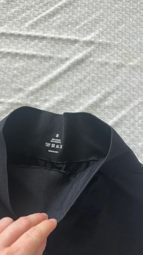 NVGTN Black Biker Shorts - Image 2