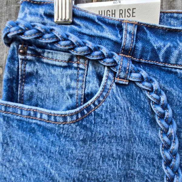 NEW Kensie Carla Wide Leg Blue Jeans 8/29 - Image 8