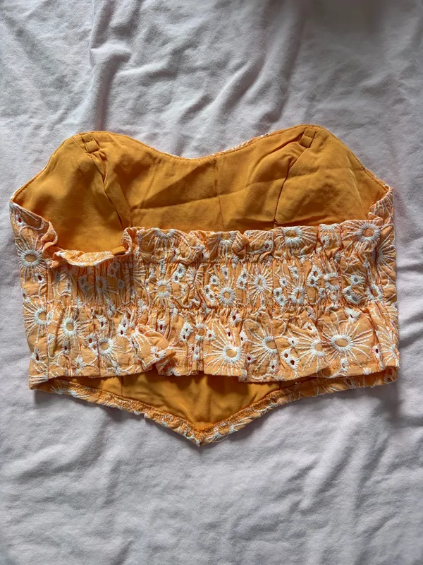 Orange Going Out Shein Top - Image 2