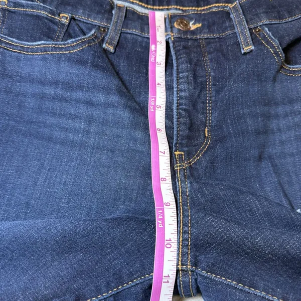 Levis 311 Womens Size 32x30 Shaping Skinny Jeans Distressed Dark Wash Stretch - Image 10
