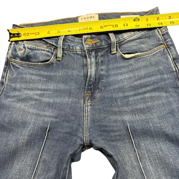 Frame Le High Straight Leg Denim Jeans Womens Size 26 Pintucked Boylston Wash - Image 9