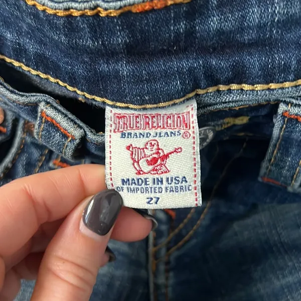 True Religion Y2K Flare Jeans Size 27 - Image 4